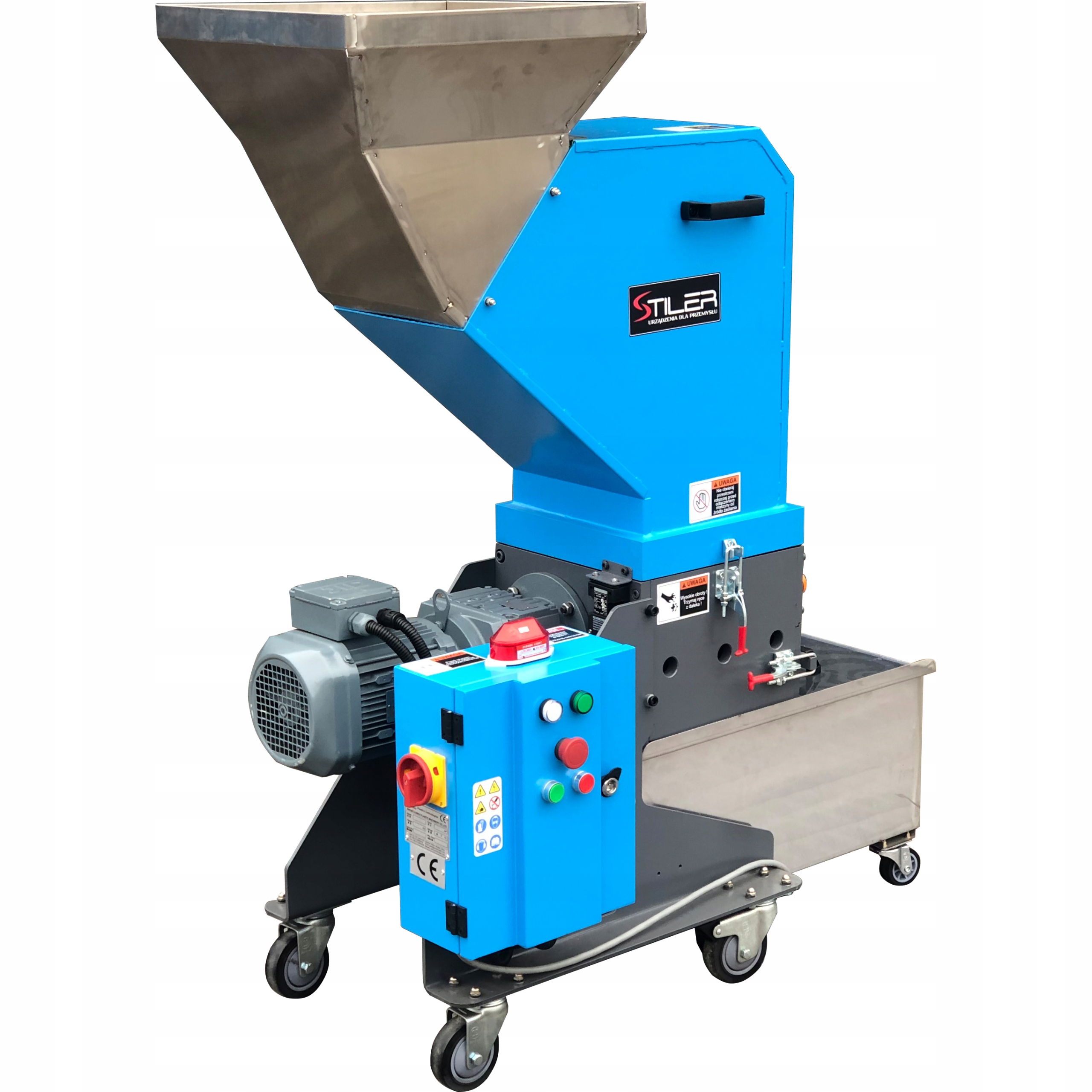 MLÝN NA PLASTY STILER 1,5 kW POMALÉ OTÁČKY